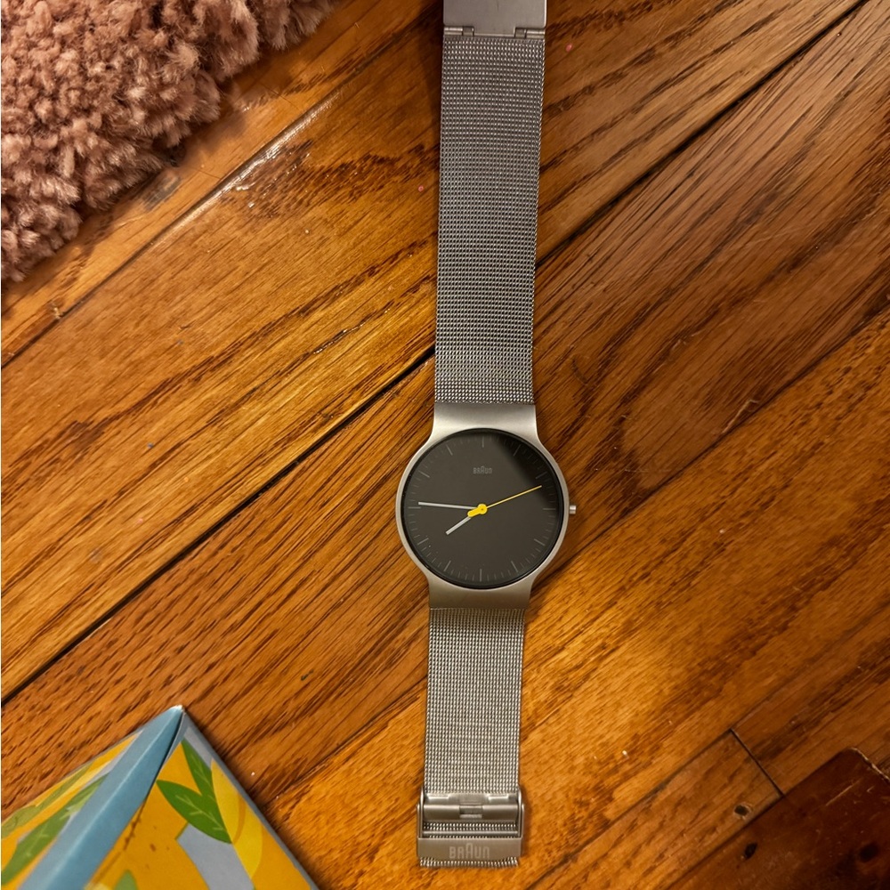 Braun Silver Mesh Watch